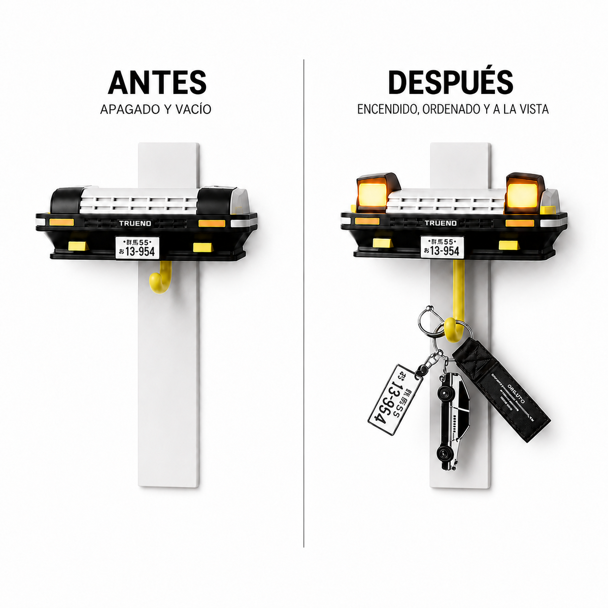 MotorHaus™ Faros Porta Llaves LED
